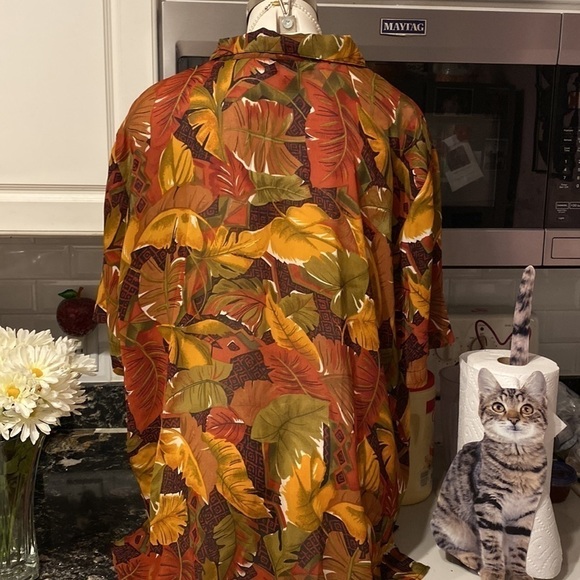 J womens Dana Gibson button front sheer blouse Size 3x - Picture 2 of 3